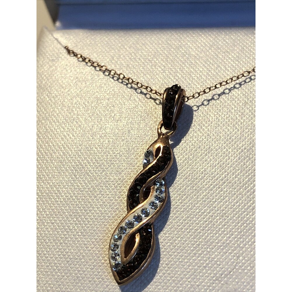 NWT - STERLING 'N' ICE 18" NECKLACE with SWAROVSKI ELEMENTS - Picture 1 of 7